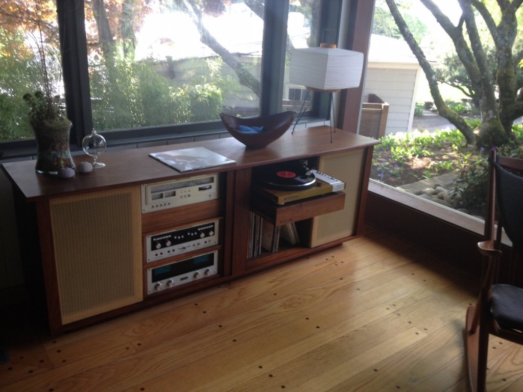 Mid Century Cabinet Console Stereos With Record Player Steve
