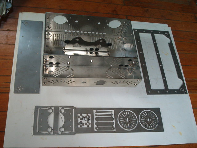 GK-1 pre-amp inner case - work in progress ... stainless steel inner case