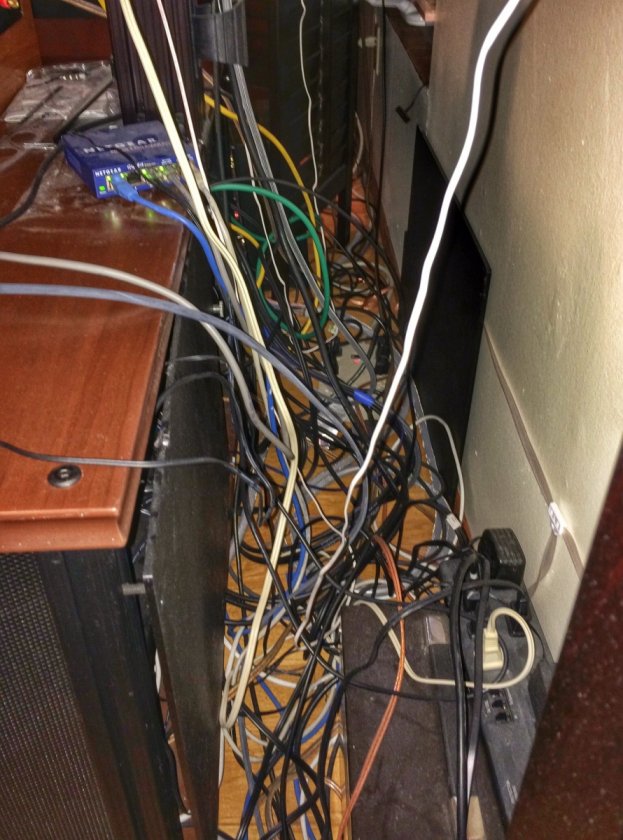 Cable mess