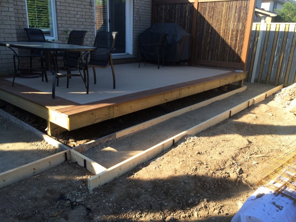 framed stairs pad
