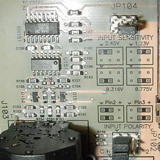 ZR1600 Input Board Ch2 Side Closeup