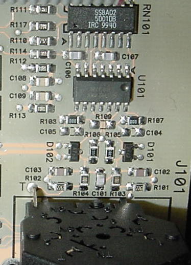 ZR1600 Input Board Ch1 Closeup