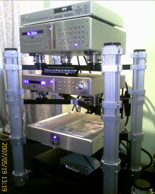 More Krell Evolution Series and a T A CD player all on a Sold Tech rack