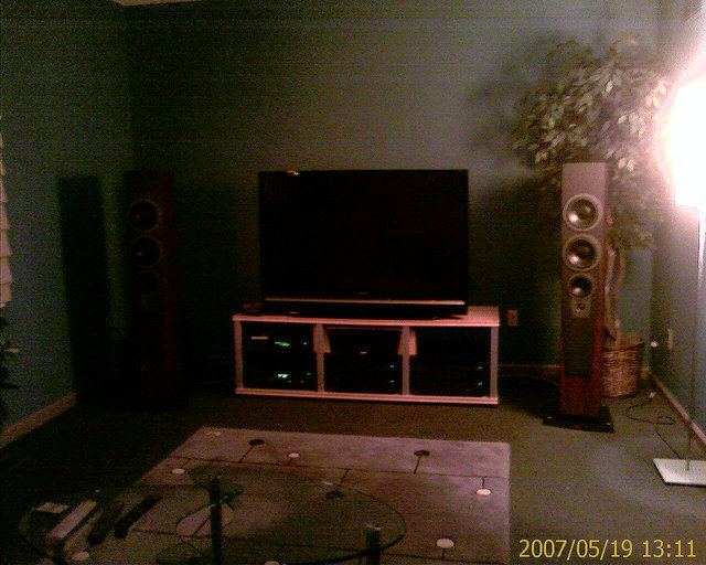 The Dynaudio Contour's being driven by the Arcam FMJ line