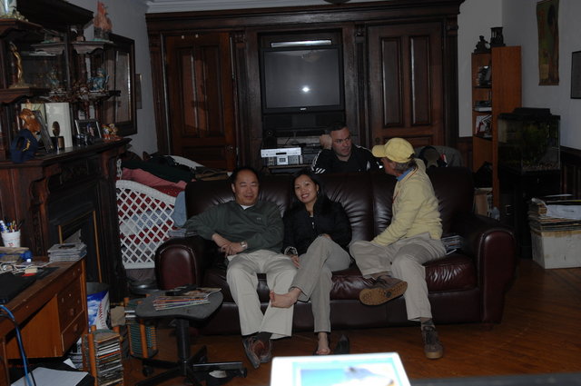 Mike and his wife at the sweet spot w/Charles