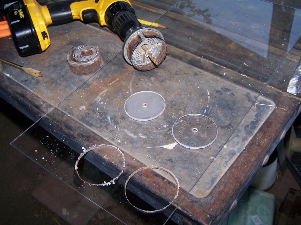 A look at making the plexi circles attached to the exciters. One is already 