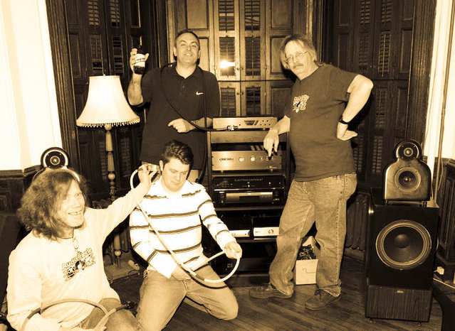 Gordy, Josh, Dave and Chris Antique Grayscale