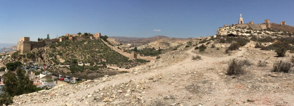 Alcazaba fortress in Almeria, Spain