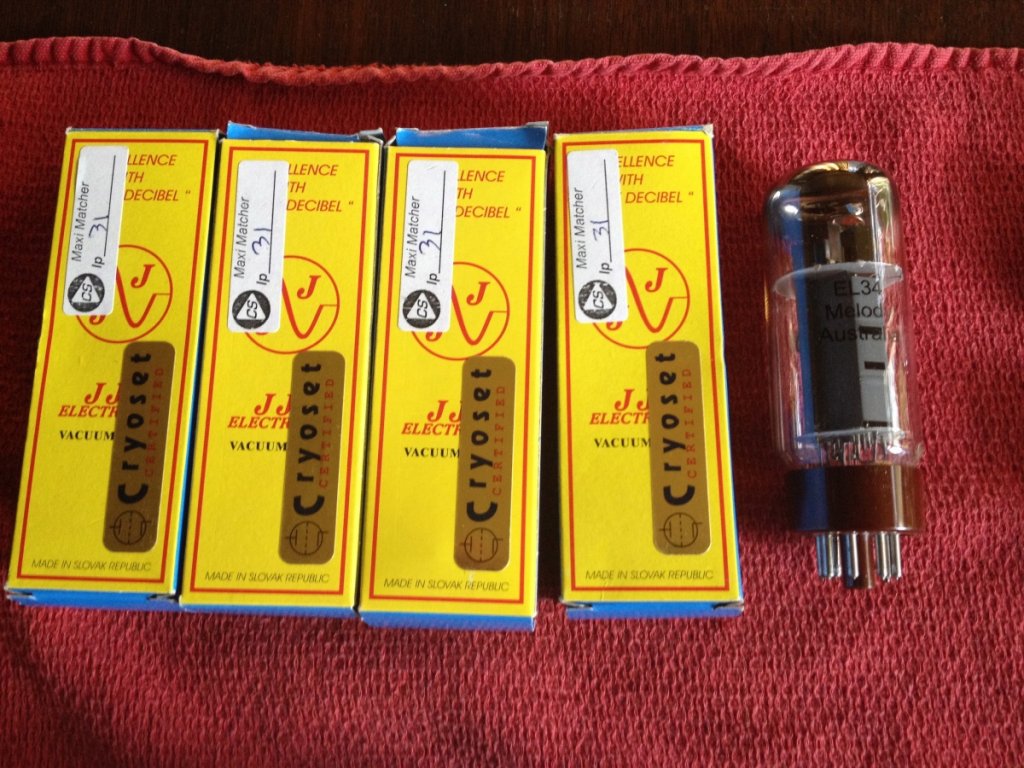 Tubes for Sale: Tung Sol 12AX7's, melody 12AU7's and Quad set EL-34's