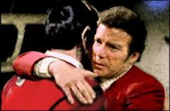 Spock and Kirk Hugging