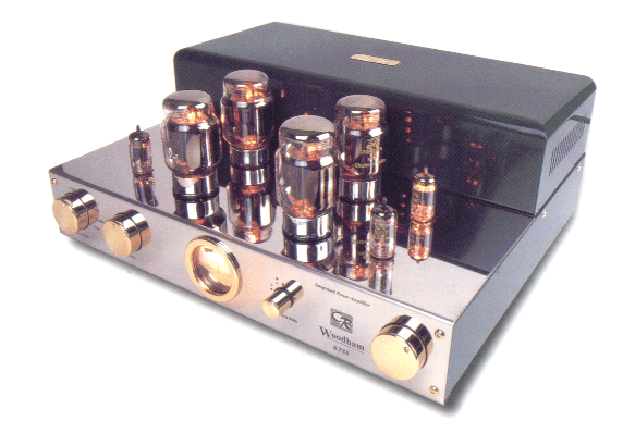 CR Woodham KT88 - Integrated 25/50w tubeamp. Sporting 5687, 12AX7, KT 88.
Power-amp mode mono mode bi-amp mode , Pre-amplifier out.
Transparent and dynamic.