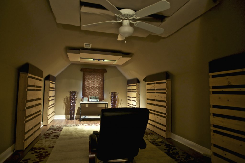 My room before speakers were delivered