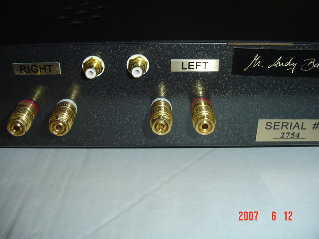 Back of the Khartago Extreme SE amp