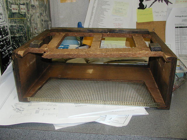 broken cabinet