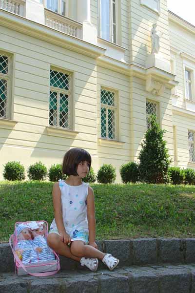 In Serbia - I had to bribe my daughter for short pictorial by bying the dolls.....