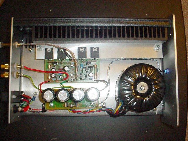 Inside layout of AKSA Lifeforce 100 mono