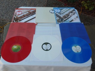 Beatles Red, White and Blue albums