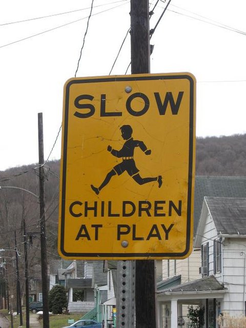 Slow children at play