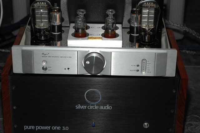 Cayin Vacuum tube integrated amp A-300B and Pure Power One 3.0