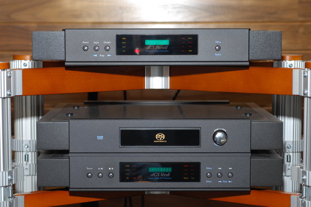 DCS Purecell upsampler dac and DCS Verdi transport
