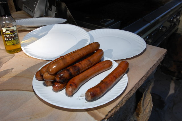 Thumann's all natural hotdog - grilled to perfection