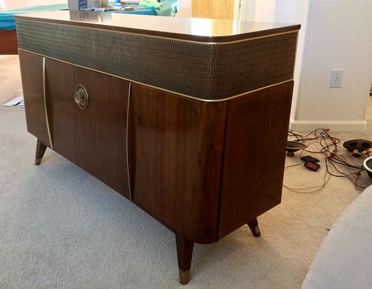 Grundig cabinet refinished