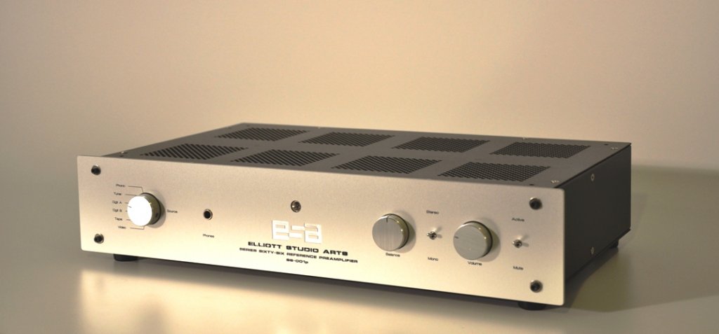 ESA 66-001p Vacuum tube preamp with phono stage