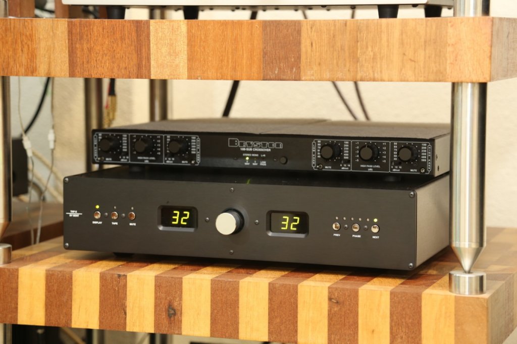 Tap-X and Bryston 10B-SUB crossover