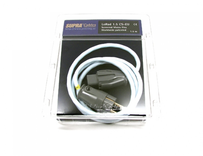Art537192 0 Supra LoRad Netz Kabel 1.5 CS-EU 1.5 Meter
