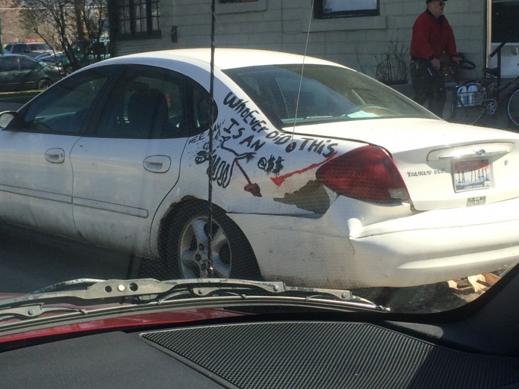 Car with Message