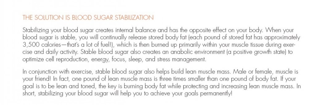 01 - Why Blood Sugar Stabilzation