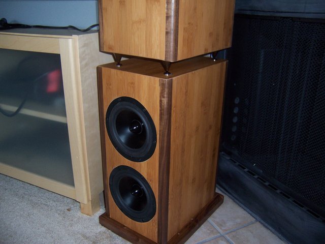 Profile view of the bass module.