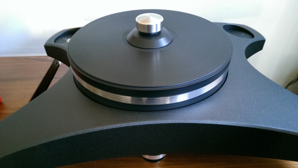 bearing and platter on (VPI HRX Super Platter)