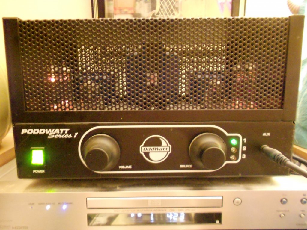 Oddwatt Poddwatt series 1 with EL84 tubes built from a kit.