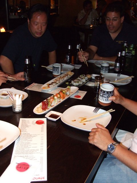 Dinner served - Sushi dinner