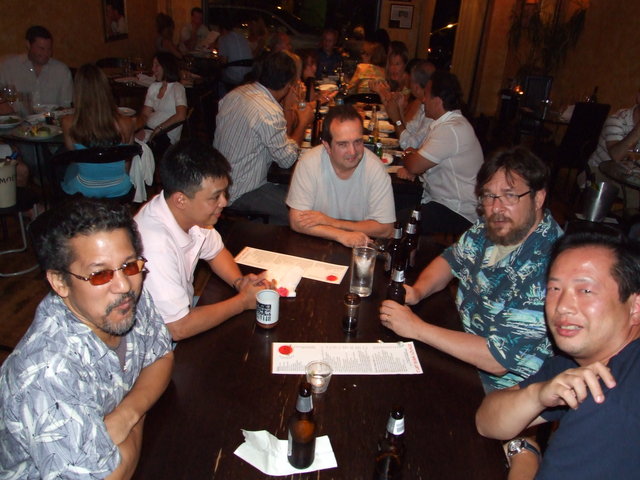 Group Shot - At the Sushi Restaurant