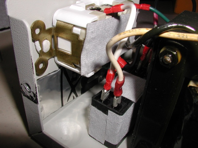 A close view of the other side, again the outlet has been replaced with a deep cryo'd Hubbel.
