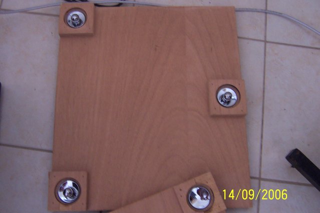 Roller Base: Top and bottom base shelves