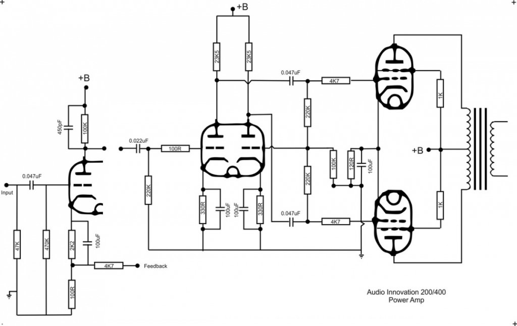 Audio Innovations 200/400 circuit