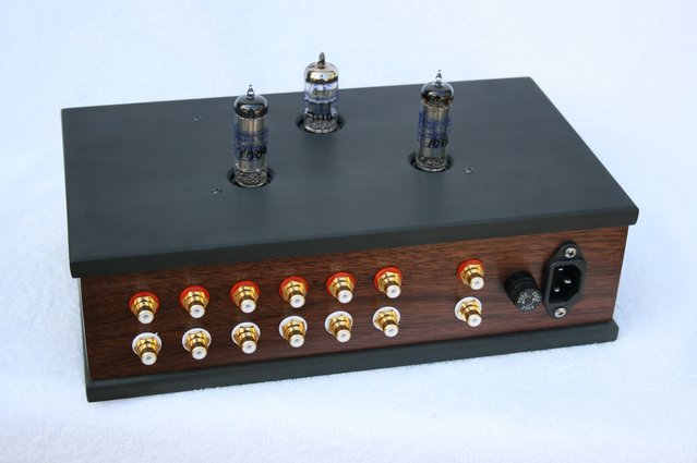Rear of 6 input C-4 preamp