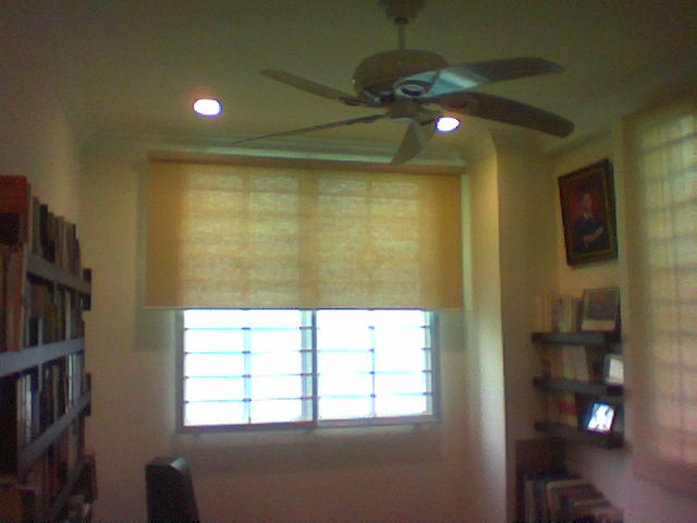 view of window facing entrance