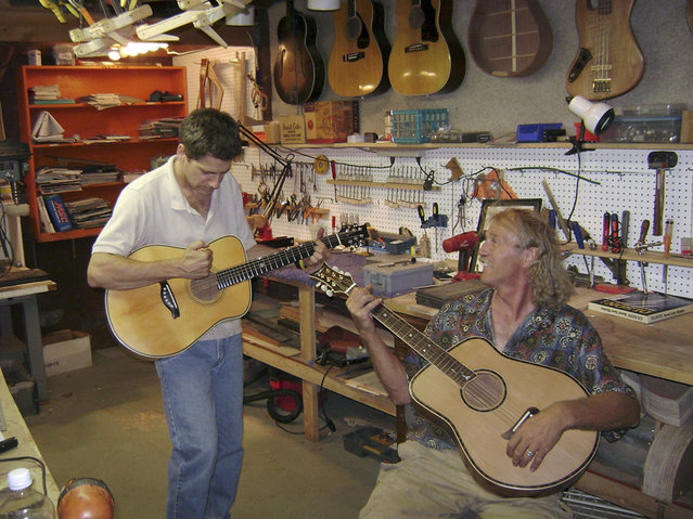 Playing Their Guitars