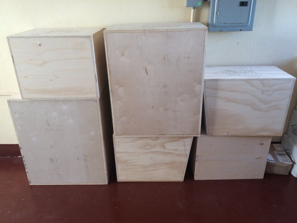 Speakers ready to ship to Von Schweikert for upgrades