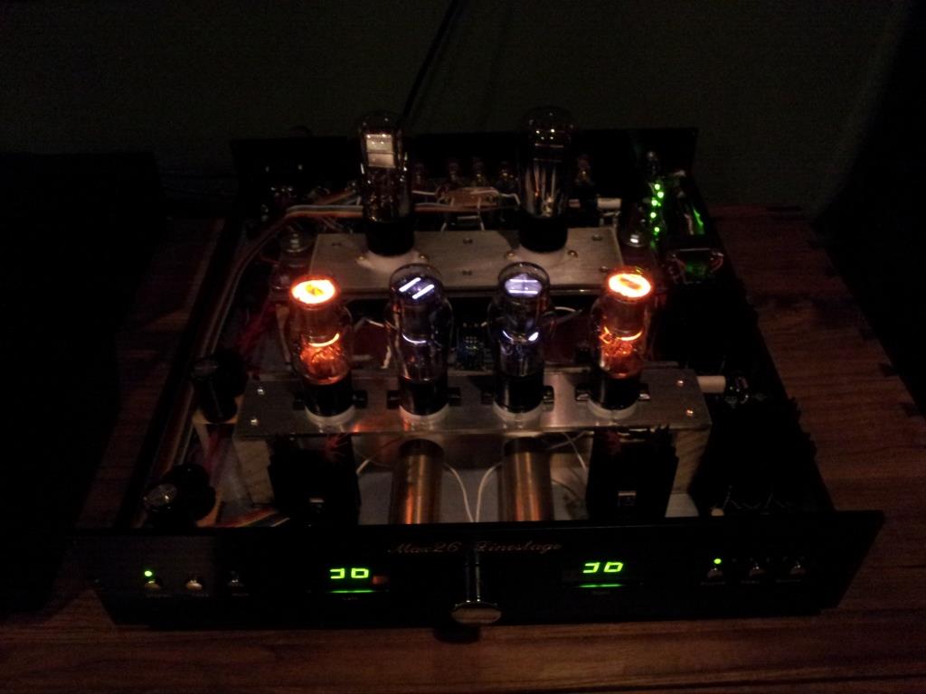 26 Preamp Glowing DAC