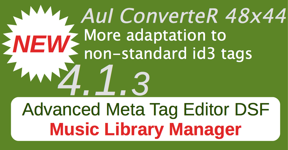 Audio converter AuI ConverteR 48x44 v. 4.1.3