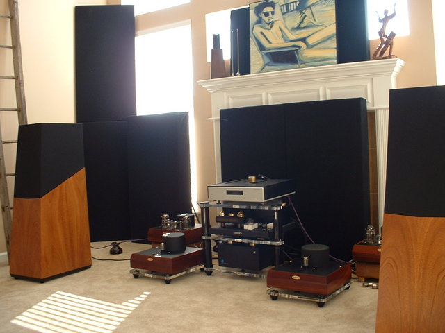 Old setup with Supratek amps
