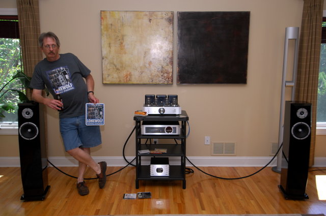 Chris next to the Focus Audio FS7