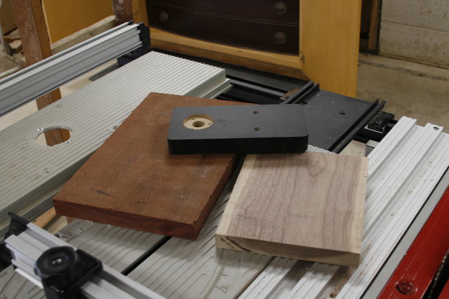 Sonograph armboards in the rough
