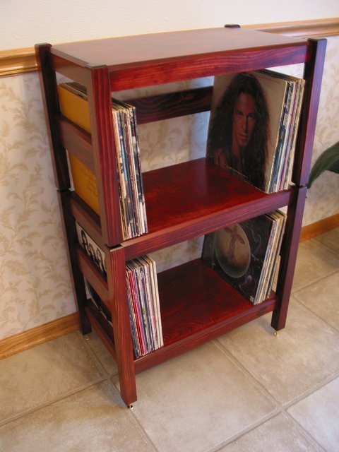 LP Rack - Modular LP rack with long legs can be added to