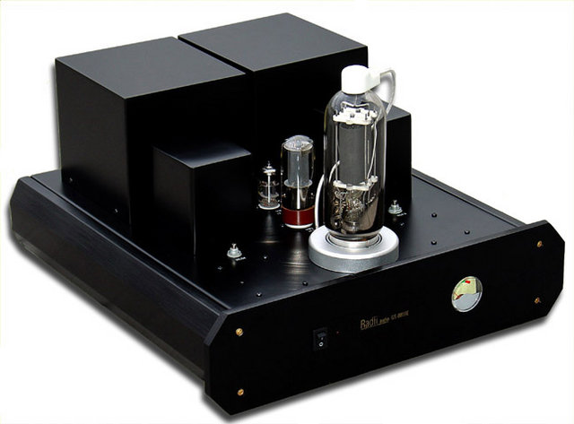 50W SE Monoblock GS-805SE - 1 x 12AX7
1 x 6L6
1 x 805